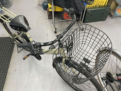 26インチ ６段変速 自転車　GENTILEZZA  シティサイクル ママチャリ 自転車 荷台 LEDライト 鍵 スタンド 札幌市手稲区