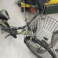 26インチ ６段変速 自転車　GENTILEZZA  シティサイクル ママチャリ 自転車 荷台 LEDライト 鍵 スタンド 札幌市手稲区の画像