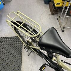 26インチ ６段変速 自転車　GENTILEZZA  シティサイクル ママチャリ 自転車 荷台 LEDライト 鍵 スタンド 札幌市手稲区の画像