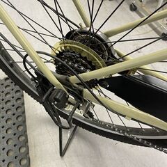 26インチ ６段変速 自転車　GENTILEZZA  シティサイクル ママチャリ 自転車 荷台 LEDライト 鍵 スタンド 札幌市手稲区の画像