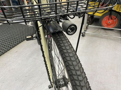 26インチ ６段変速 自転車　GENTILEZZA  シティサイクル ママチャリ 自転車 荷台 LEDライト 鍵 スタンド 札幌市手稲区