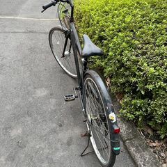 自転車　No.414　ブラック　27インチ　6段切替　LEDオートライト　【リサイクルショップどりーむ天保山】の画像