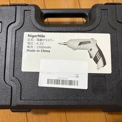 NigerNile 電動ドライバー 小型の画像