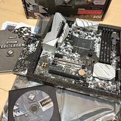 ASRock B450M STEEL LEGEND マザーボードの画像