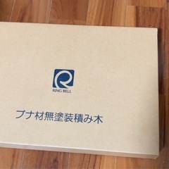 ブナ材無塗装積み木の画像