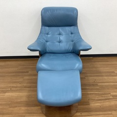 【トレファクマーケット久喜店】karimoku　オットマン付リクライニングチェアーの画像