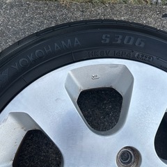 155/65R14 スズキ純正ホイール国産タイヤ4本セットの画像