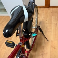 子供用　自転車　赤　24インチの画像