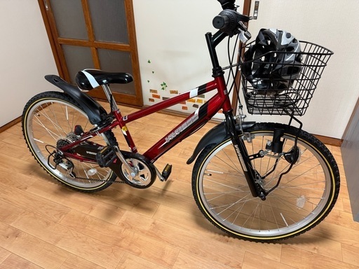 子供用　自転車　赤　24インチ