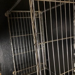中古♦️スチールラック小　赤錆はないですが、メッキの劣化はありますの画像