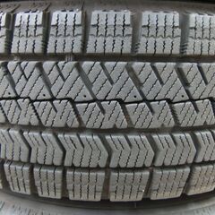 軽自動車用　ブリザック　ＶＲＸ２　１５５/６５Ｒ１４　　２０２１年製　　アルミホイール４本セットの画像