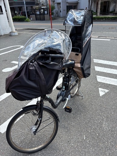 値下げしました❗️3人乗り　子ども乗せ　電動自転車