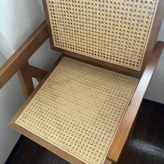 ラタンチェア　新品の画像