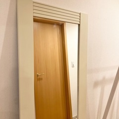 全身鏡　姿見　スタンドミラー　白の画像