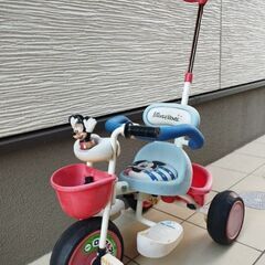 ディズニー ミッキー 子供用 三輪車 の画像