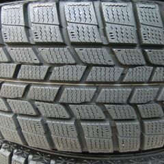 グッドイヤー　アイスナビ６　１９５/６５R１５　バリ山　　２０１７年製　　アルミホイール４本セットの画像