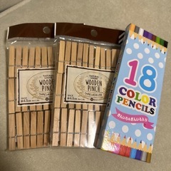 ウッドピンチ・色鉛筆【セット販売】の画像