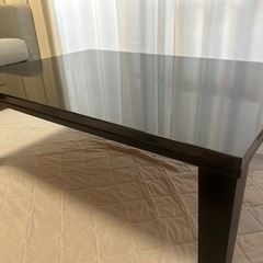 山善 こたつテーブル こたつ布団付き
の画像