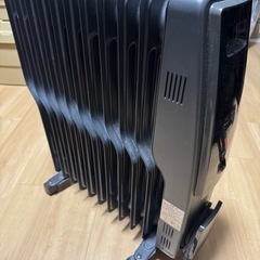 ★ 新札幌 ★ TEKNOS テクノス TOH-D1102K オイルヒーター 11枚フィン デジタル表示 暖房機器の画像
