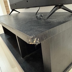 TCL・液晶テレビ40インチ・テレビ台付きの画像