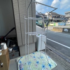 f●■ランドリーラック/洗濯機ラック・幅68〜96×脚元奥行45×高さ184cmの画像
