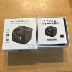 急速充電器 自動巻き取り式 type-ｃ 付き折りたたみ式プラグ内蔵80cm アダプタ1 タイプC 充電 USBの画像