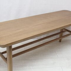 ニトリ ダイニングベンチ ナッツ ミドルブラウン NITORI 4000454の画像