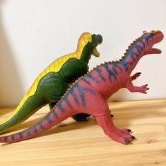 大きな恐竜フィギュア　約30㎝フェイバリットコレクション　恐竜ソフトフィギュア　の画像