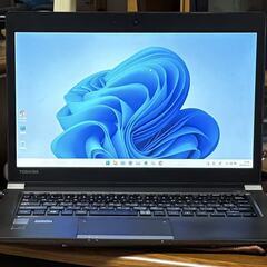 Win11 Pro 64 bit / 東芝dynabook R63/W1M 薄型ノートPC / Core i3-4030U /128GB SSD/13.3型HD/ WLAN+BT/ Microsoft Officeの画像
