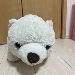 長さ45cm シロクマぬいぐるみの画像