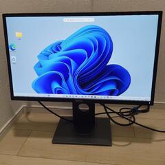 DELL 23型 超薄型 超高画質 フルHDワイド LEDバックライト非光沢 ノングレア IPSパネル 液晶ディスプレイ モニターの画像