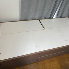 ニトリシングルベッドの画像