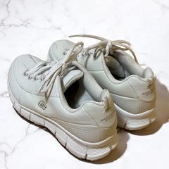 SKECHERS SPORT スケッチャーズ スニーカー ホワイト 24cmの画像