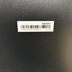 液晶テレビ Hisense 50v型 50E65G ジャンク品の画像