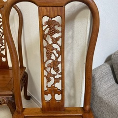唐木家具　紫檀　2脚の画像