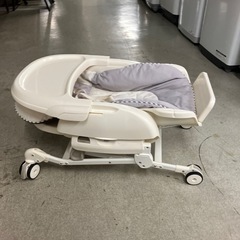 H2508-297 Combi スウィングベッド &チェア ホワイト キズ汚れ有り 取説付きの画像