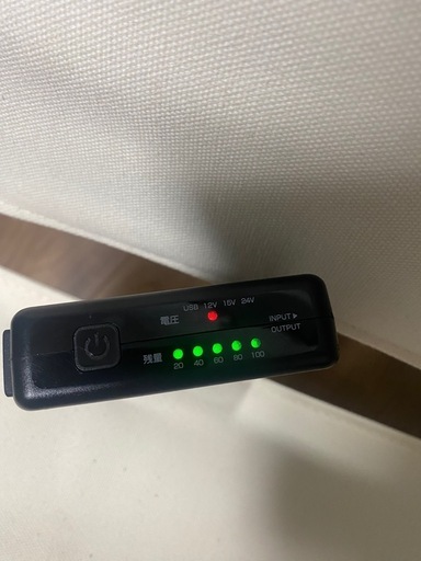 サンエス空調風神服　24vバッテリーとファン