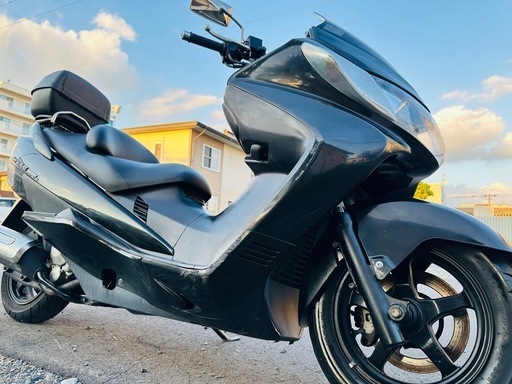 北海道　スズキ　スカイウェイブ　CJ43 走行少ない！外装美品！タイヤ前後山あり！バッテリー付き！リアボックス付き！シート破れなし！