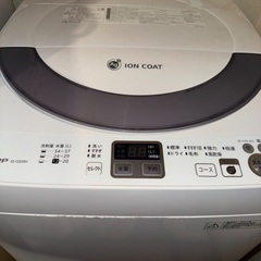 SHARP 洗濯機 5.5kgの画像