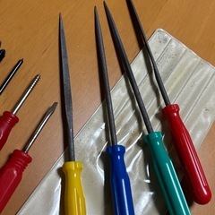 ＋−ドライバー、キリ、ネジ開けなど　10本まとめての画像