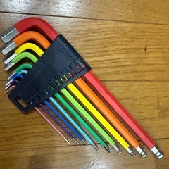 SK11 レインボーボールポイント六角棒レンチセット 9本組 SLBW09EL-RB 現状渡し(中古)の画像