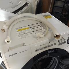 2019年製 SHARP ドラム式洗濯機 ES-S7D-WR　配送ご相談くださいの画像