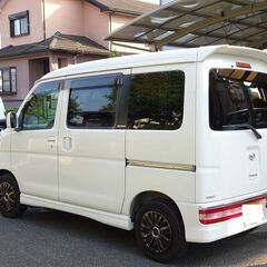 ★激安★人気★絶好調★貴重★４WD！ターボ★ナビ/CD★キーレス★タイヤ溝９部山★車検８年３月迄★アトレーワゴン　カスタムターボ４WD！の画像