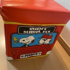 SNOOPY スツール　BOXの画像