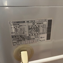 洗濯機の画像