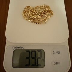 750ネックレス　遺品整理の画像