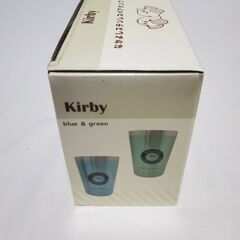 【未使用未開封】カービィ なかよしステンレスペアタンブラー｜ブルー＆グリーン2個セット／非売品プライズ／コレクション・実用向けの画像