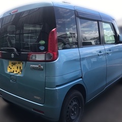 お買い得車❗️スペーシア　X パワースライドドア　CVT 低燃費車　プッシュスタート　キーフリー　車検付きの画像