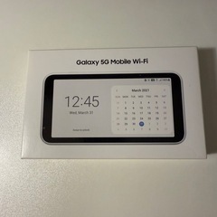 Galaxy 5G Mobile Wi-Fi SCR01（32GB／ホワイト）の画像