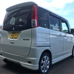 お買い得車‼️パレット　XS パワースライドドア　エアロ　Androidオーディオプレーヤーナビ　YouTubeなど　車検付き　の画像